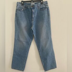 Loft High Waist Boyfriend Jean size 12